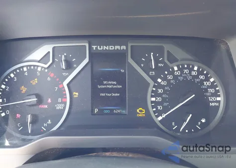 2025 Toyota Tundra Sr5 4Wd z USA, uszkodzony, nr VIN 5TFLA5DB8SX265813